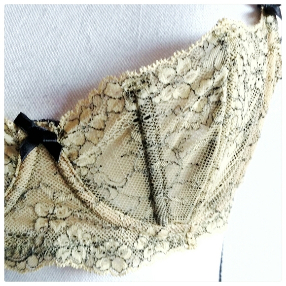 4/$25 Victoria's Secret Green Lace Unlined Bra - Picture 2 of 6